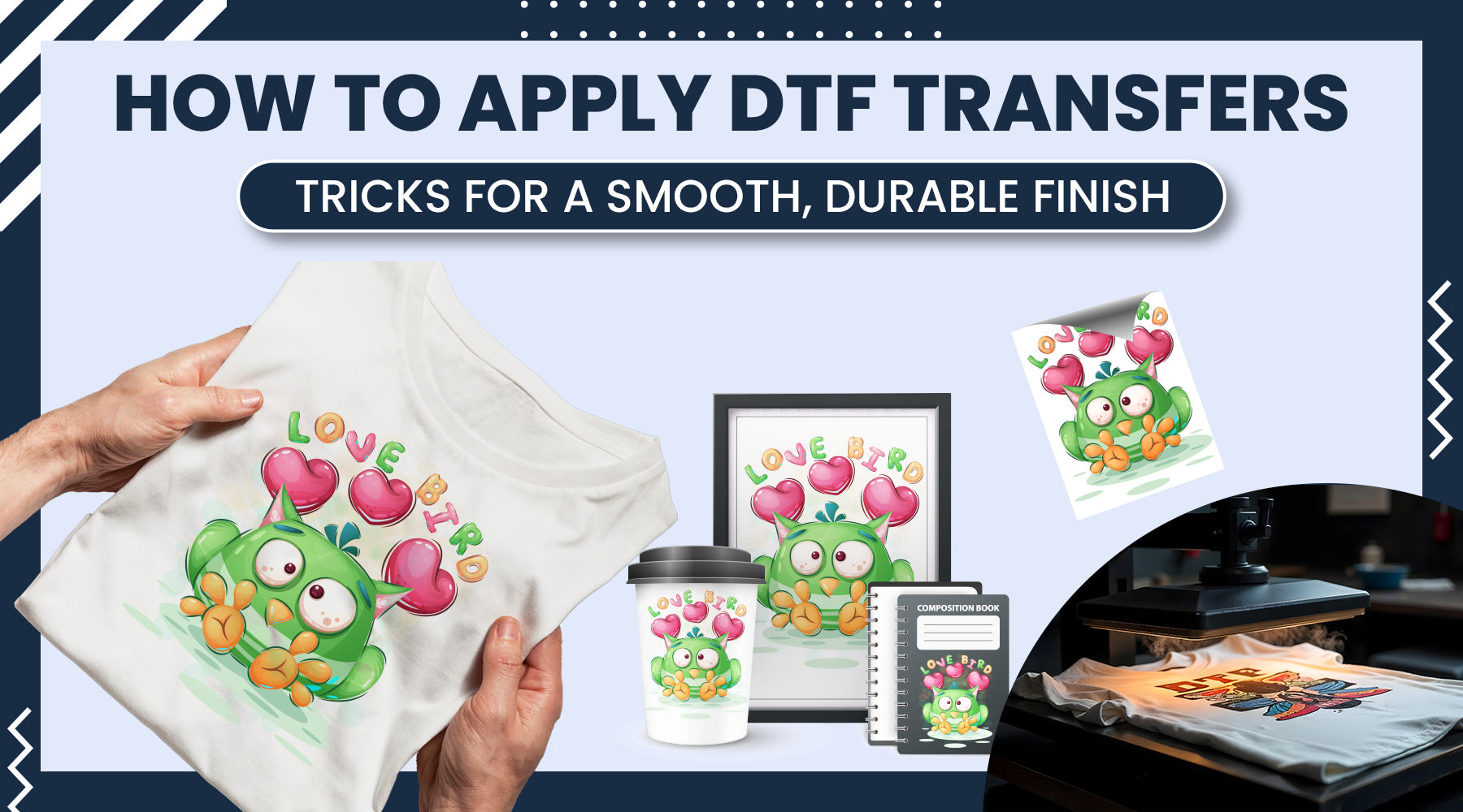 How to Apply DTF Transfers: Tricks for a Smooth, Durable Finish