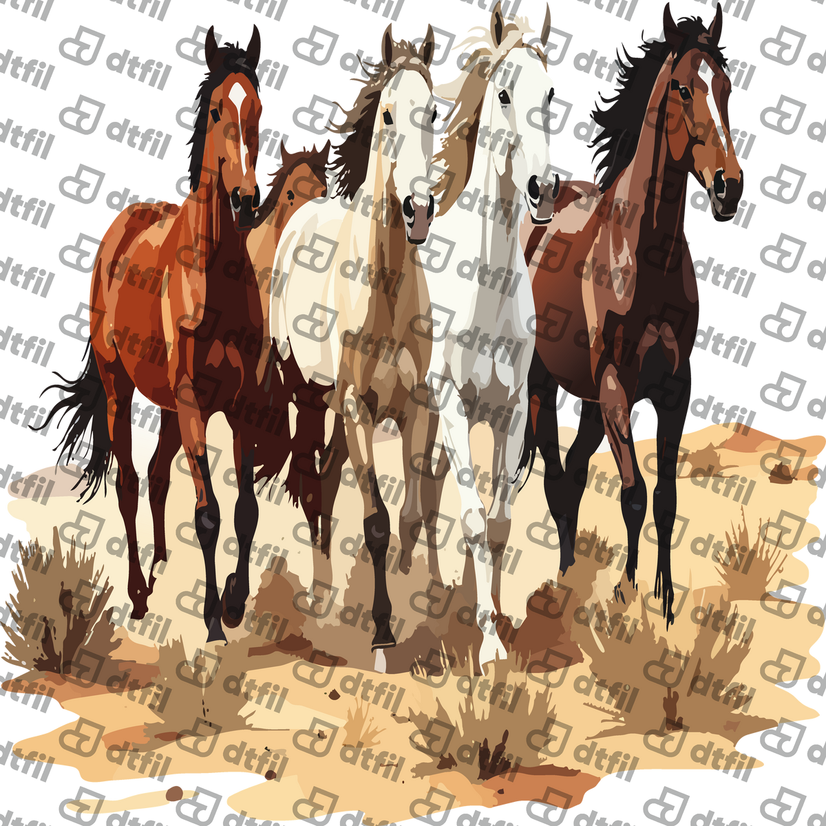 Animals - Majestic Horse Herd