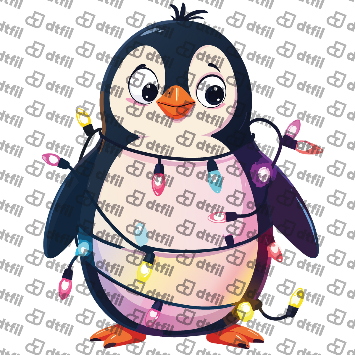 Animals - Tangled Lights Penguin