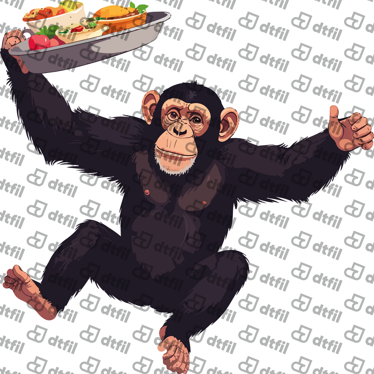 Animals - Waiter Chimpanzee