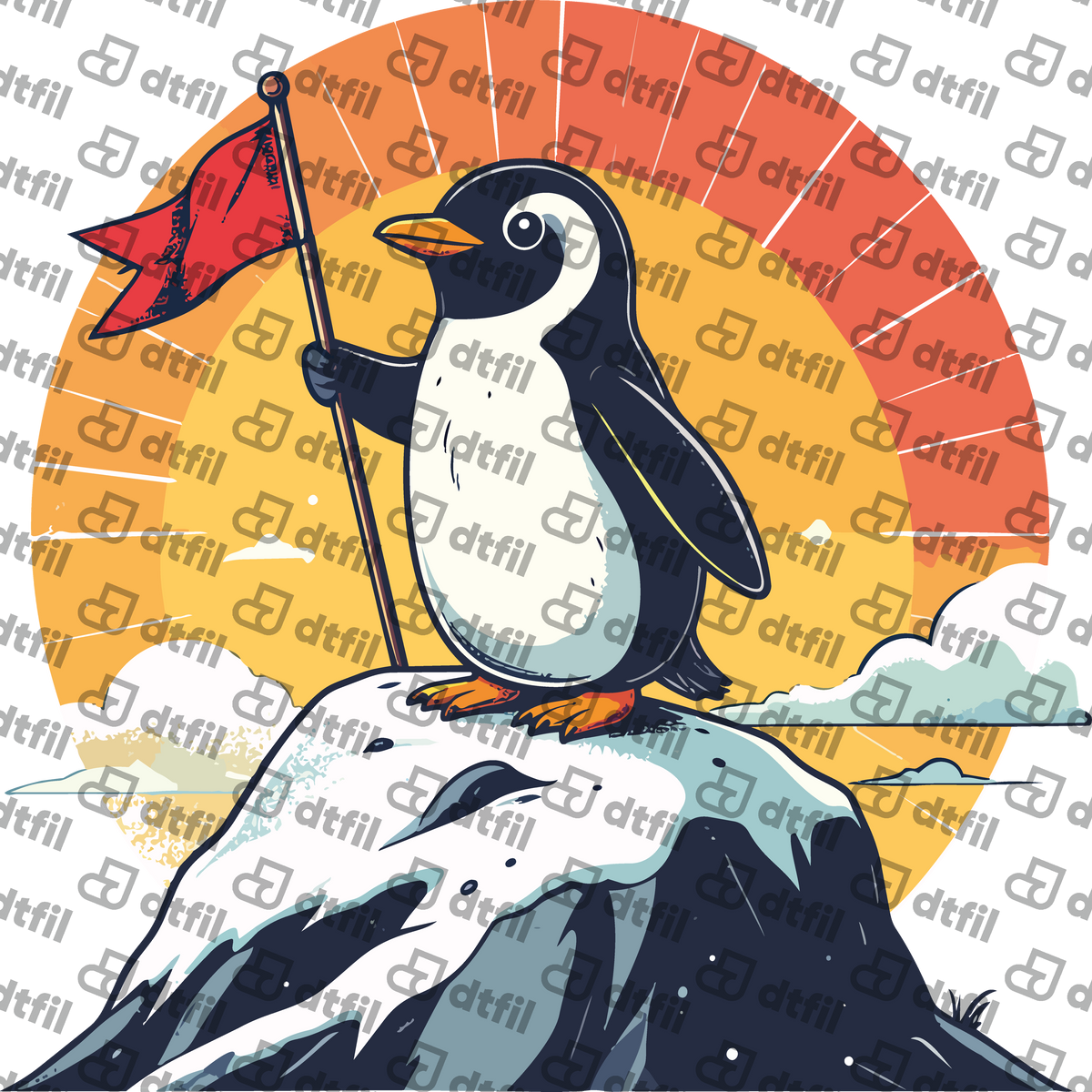 Animals - Victorious Summit Penguin