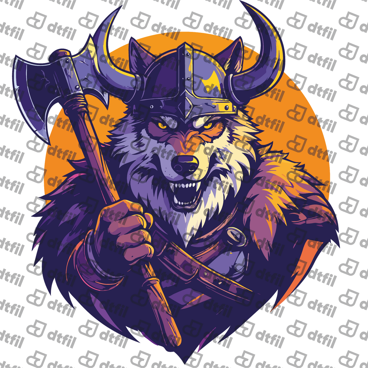 Animals - Fierce Viking Wolf