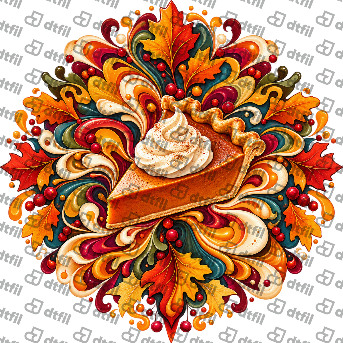 Thanksgiving - Pumpkin Pie Harvest Swirl