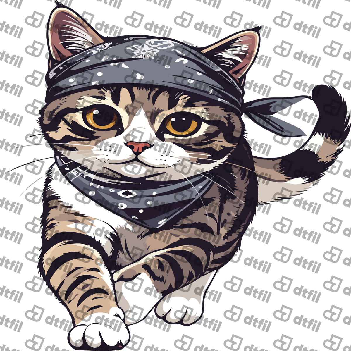Animals - Bandana Adventure Cat