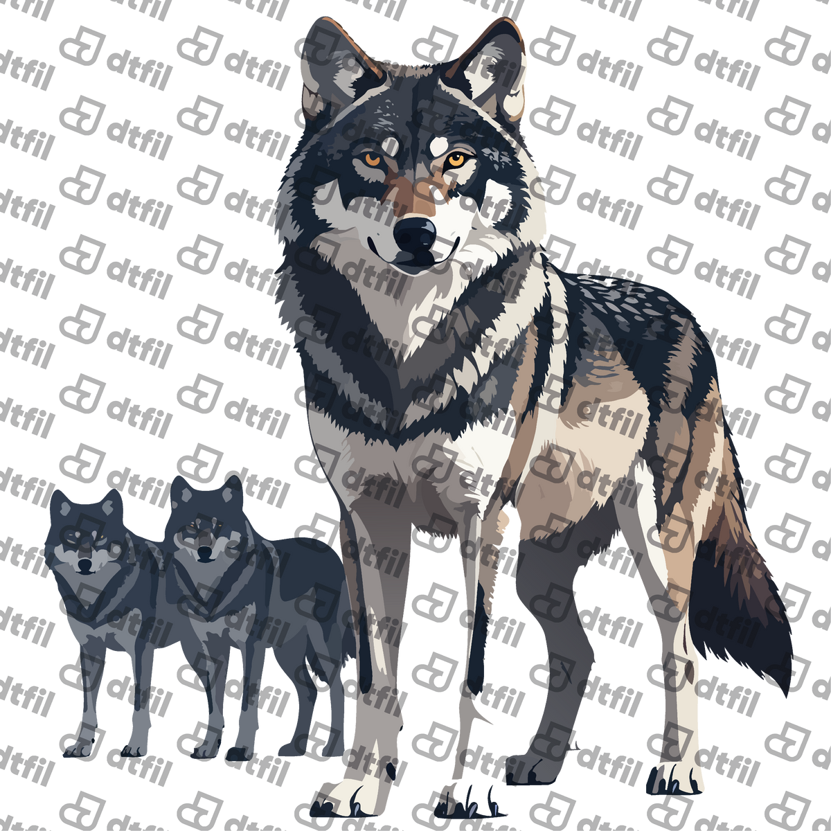 Animals - Majestic Alpha Wolf Pack