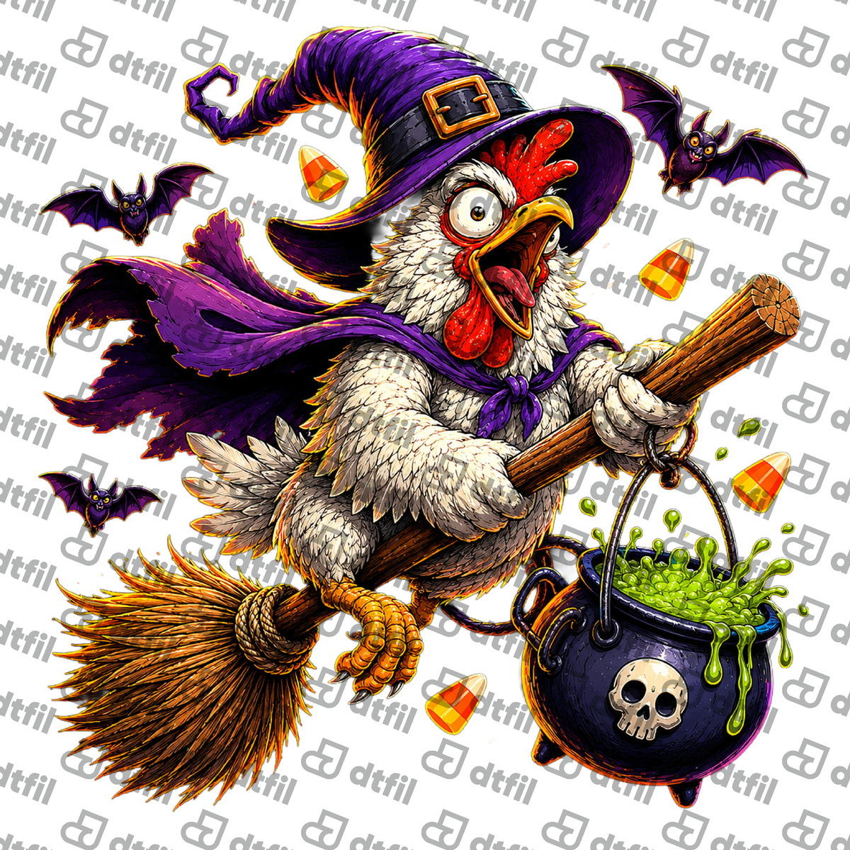Halloween - Broomstick Witch Chicken