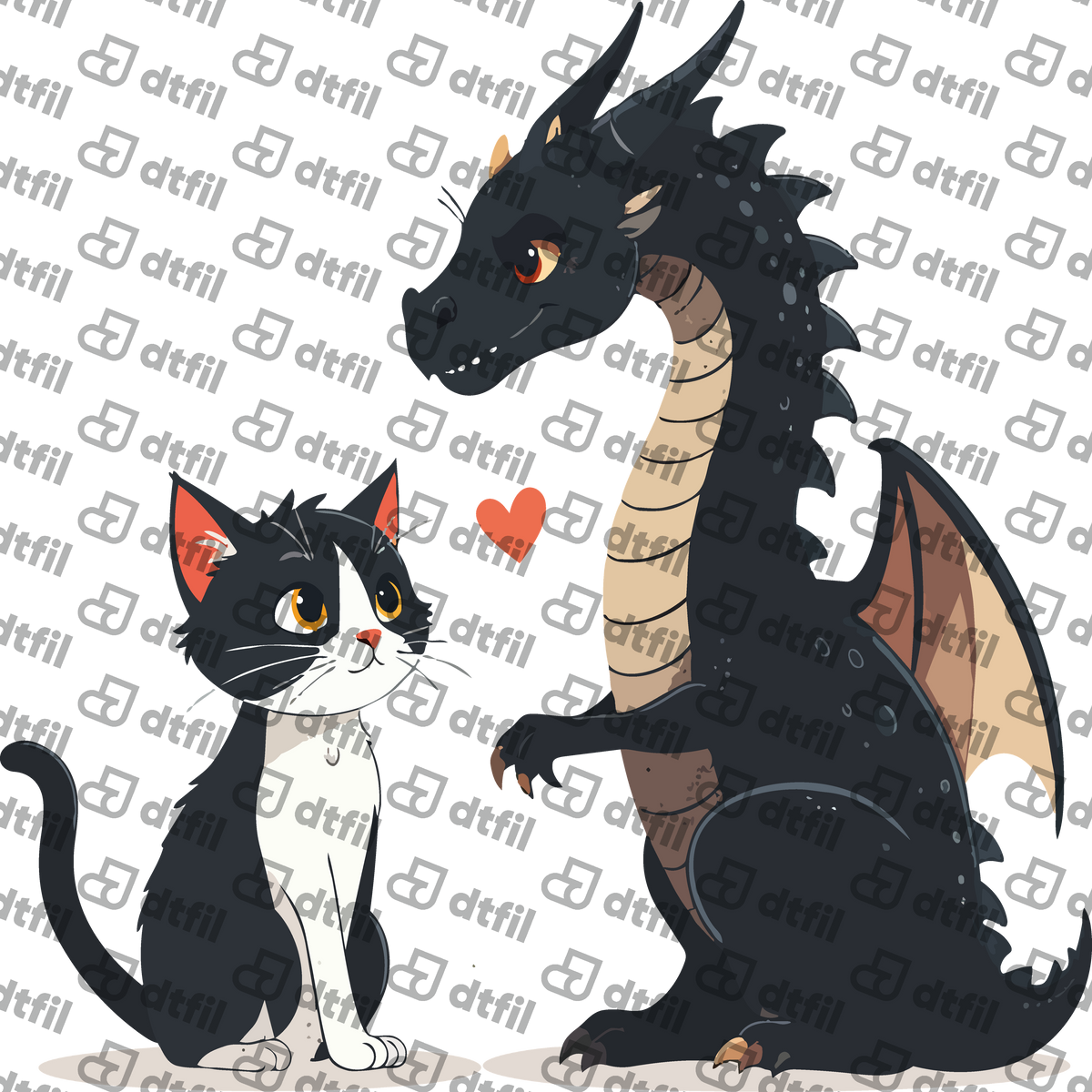 Animals - Dragon's Best Friend Cat