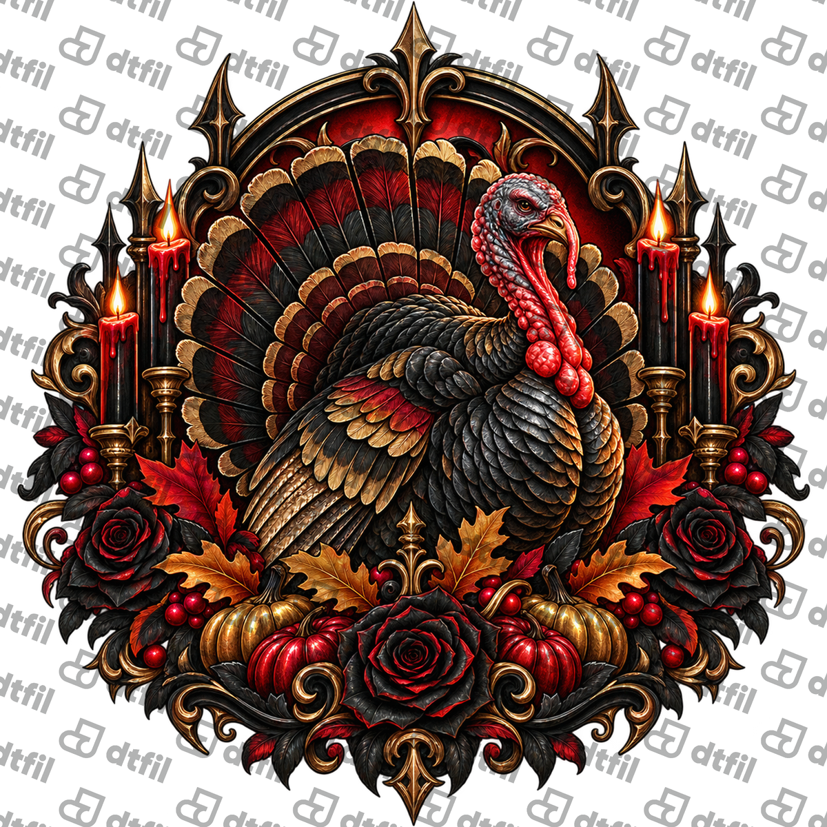 Thanksgiving - Gothic Harvest Turkey