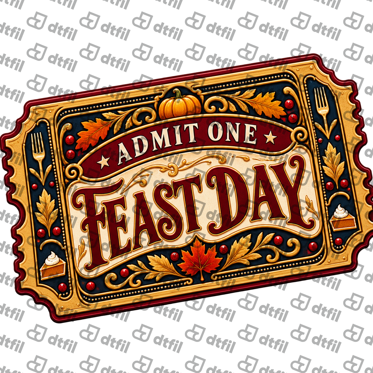 Thanksgiving - Feast Day Admit One