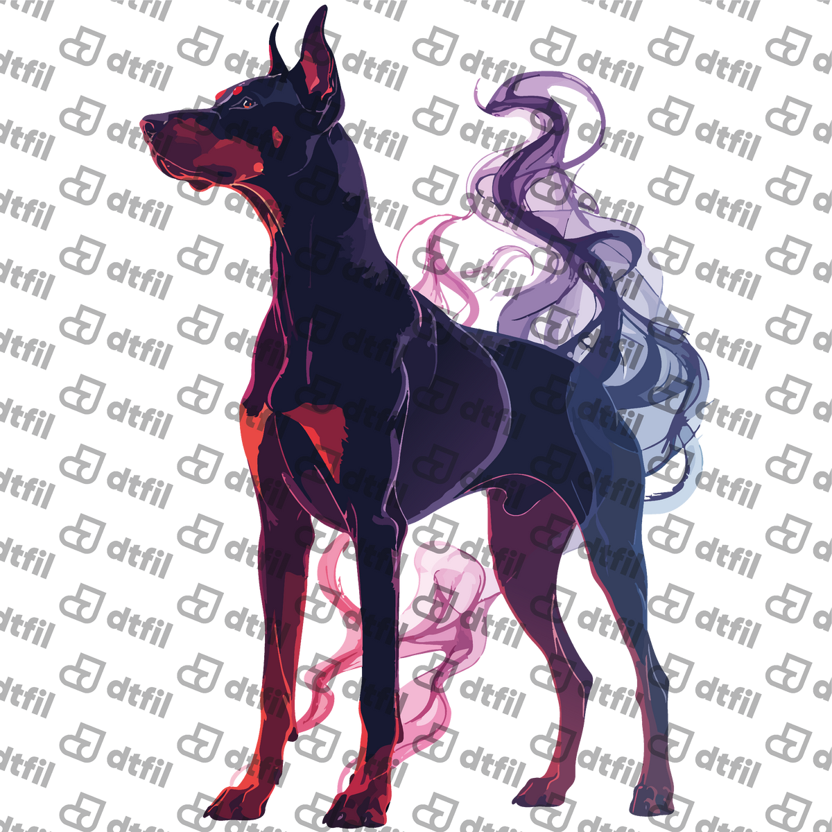 Animals - Mystic Smoke Doberman