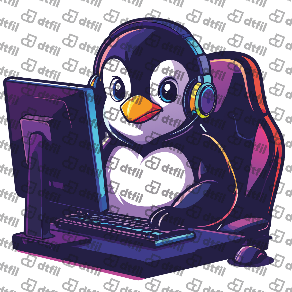 Animals - Pro Gamer Penguin