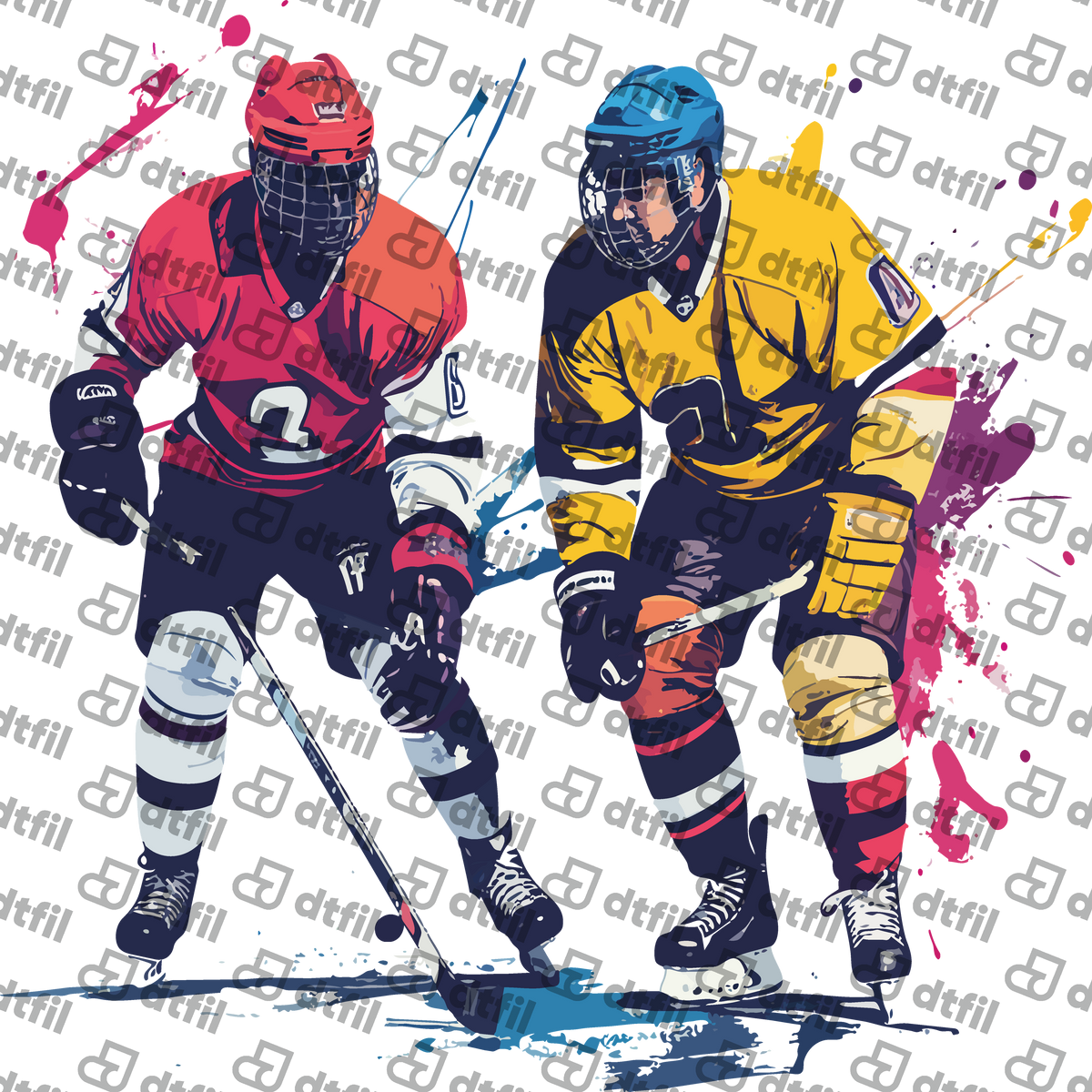 Winter Olympics - Dynamic Ice Hockey Duel