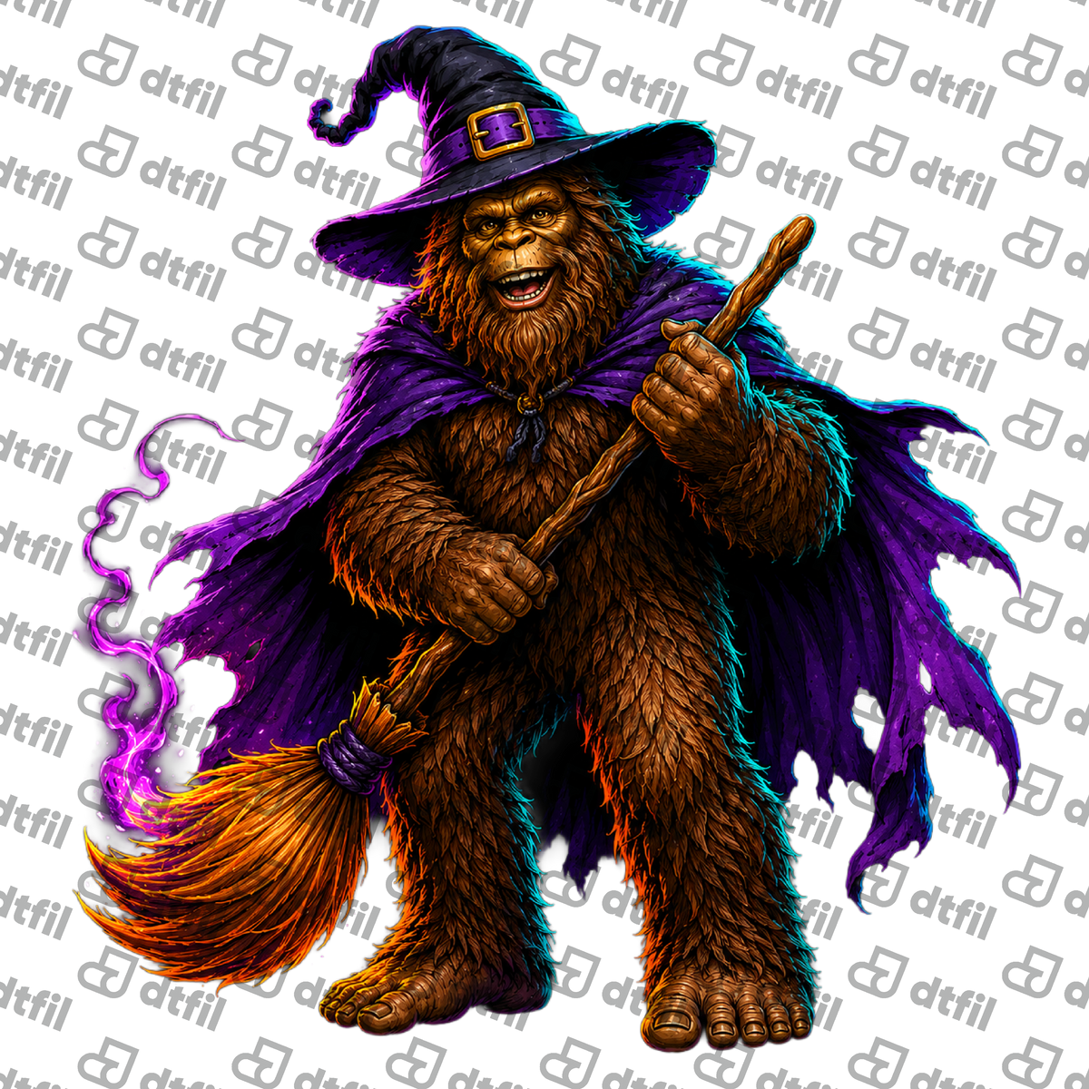 Halloween - Enchanted Witch Bigfoot