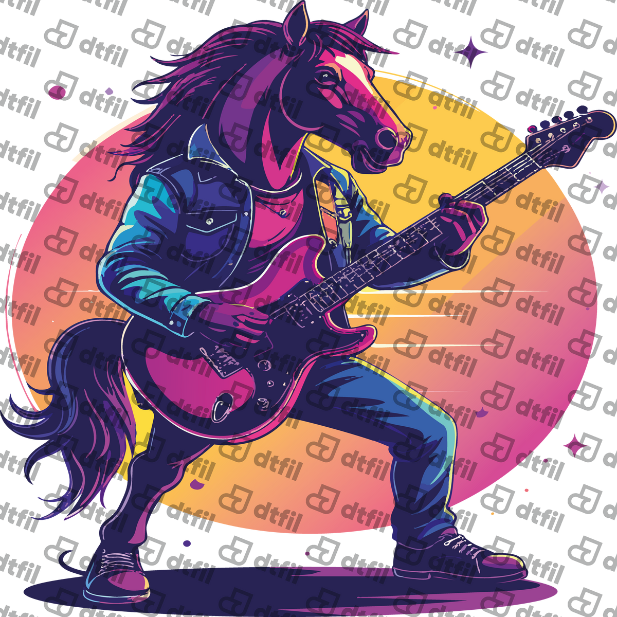 Animals - Neon Rock Stallion