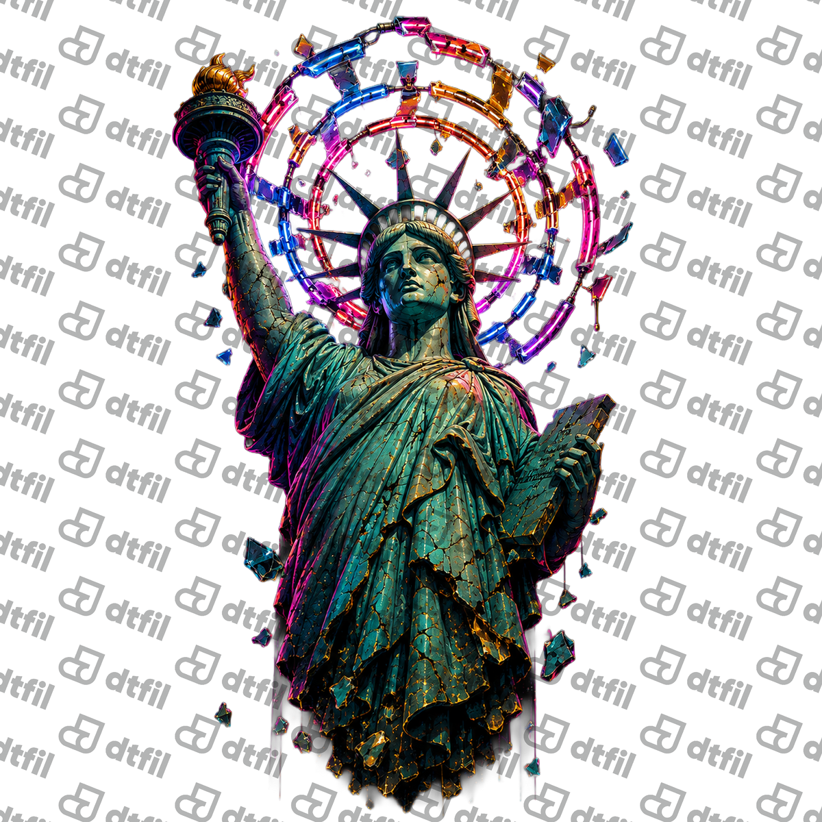 Art - Neon Halo Liberty