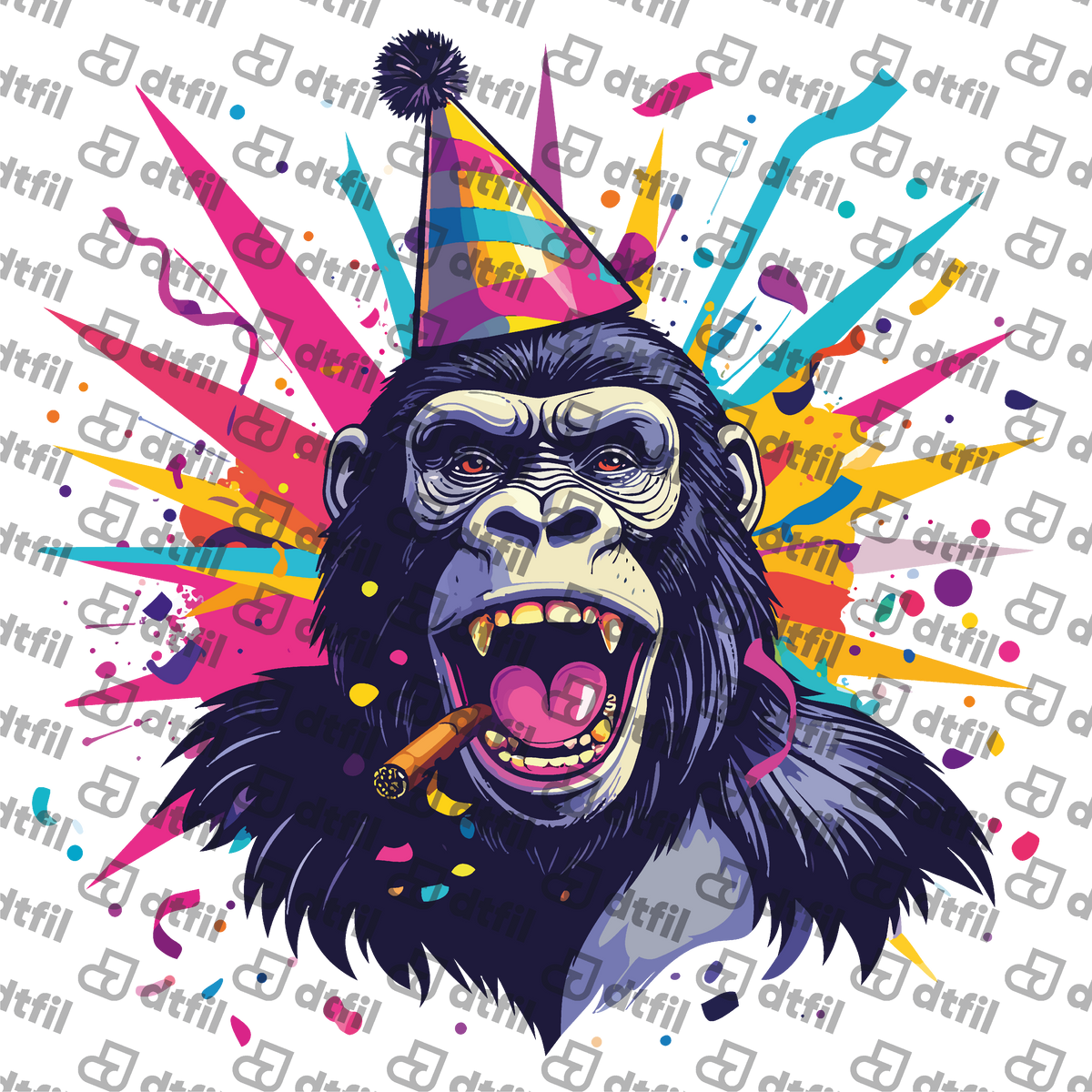 Animals - Roaring Party Gorilla