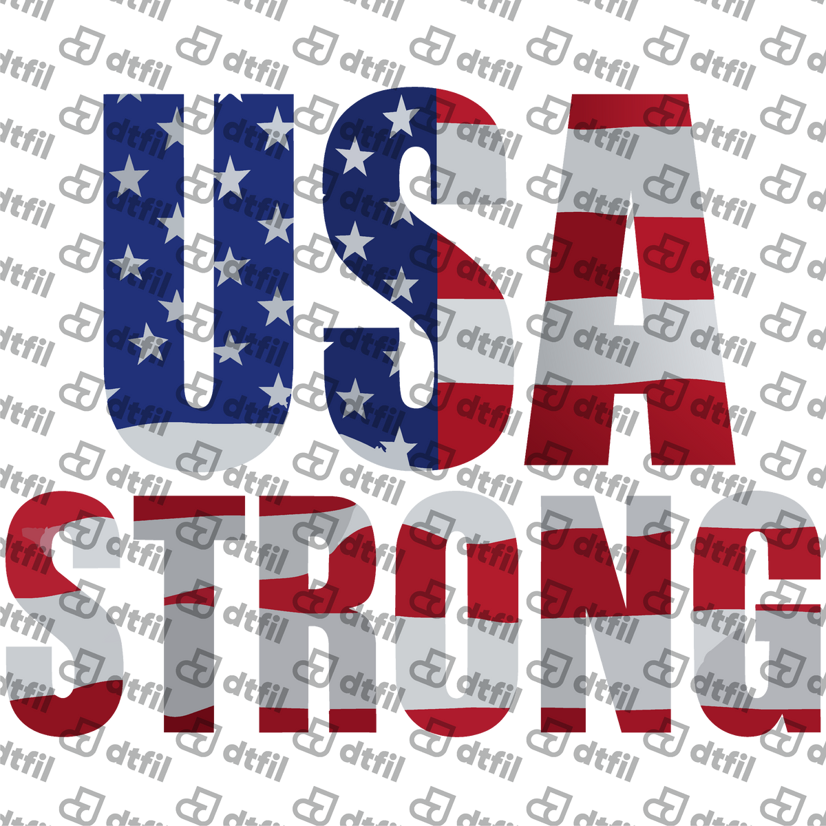4th of July - USA Strong Flag