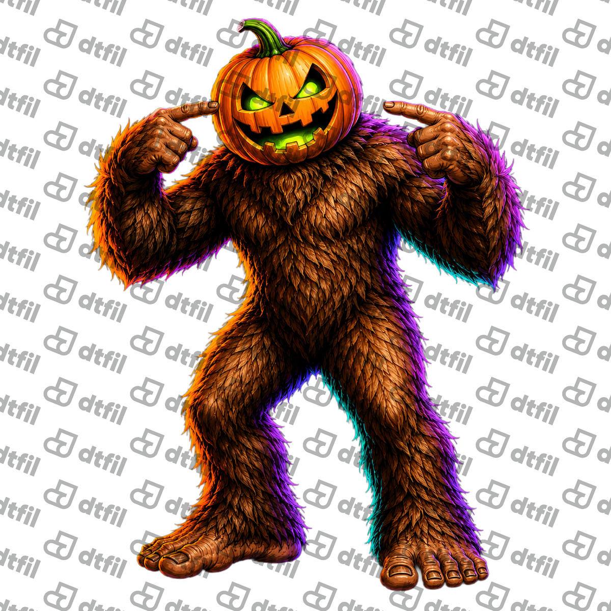 Halloween - Jack-O'-Lantern Bigfoot