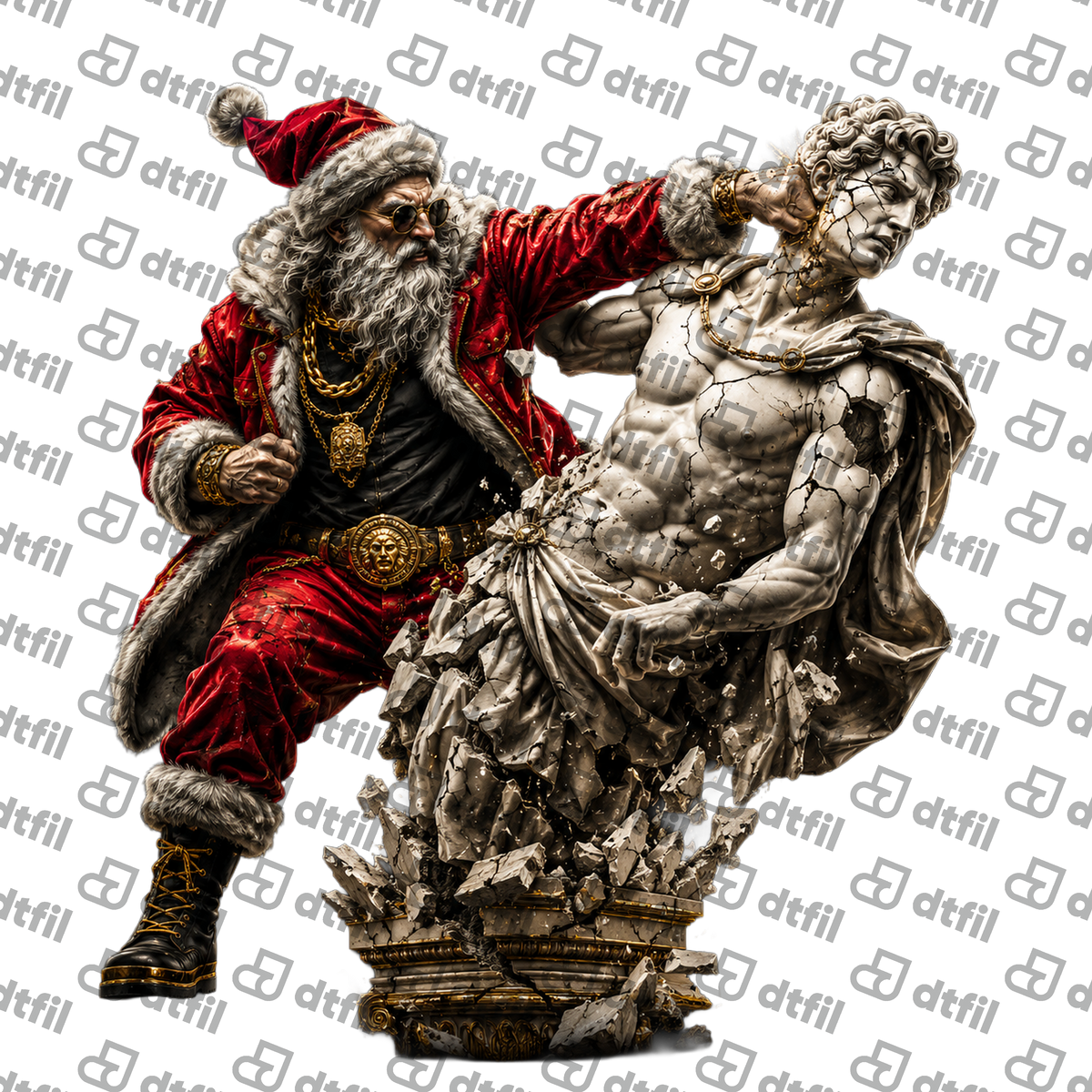 Art – Santa's Marble Knockout