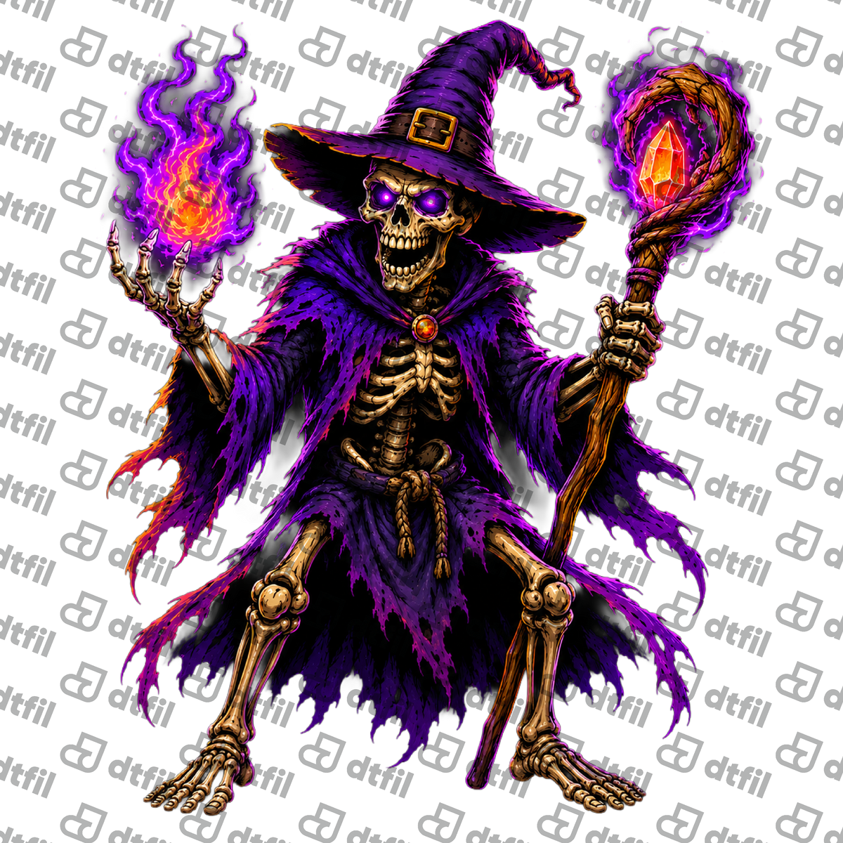 Halloween - Skeleton Witch
