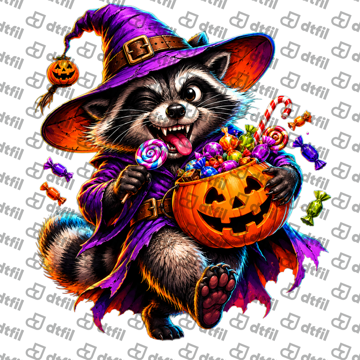 Halloween - Trick-or-Treat Raccoon