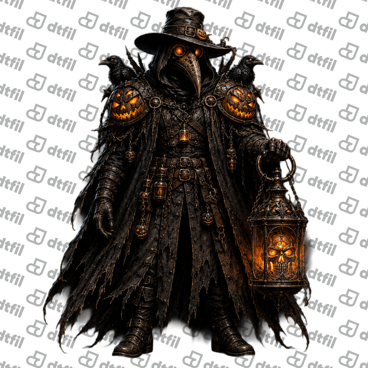 Halloween - Pumpkin Plague Doctor
