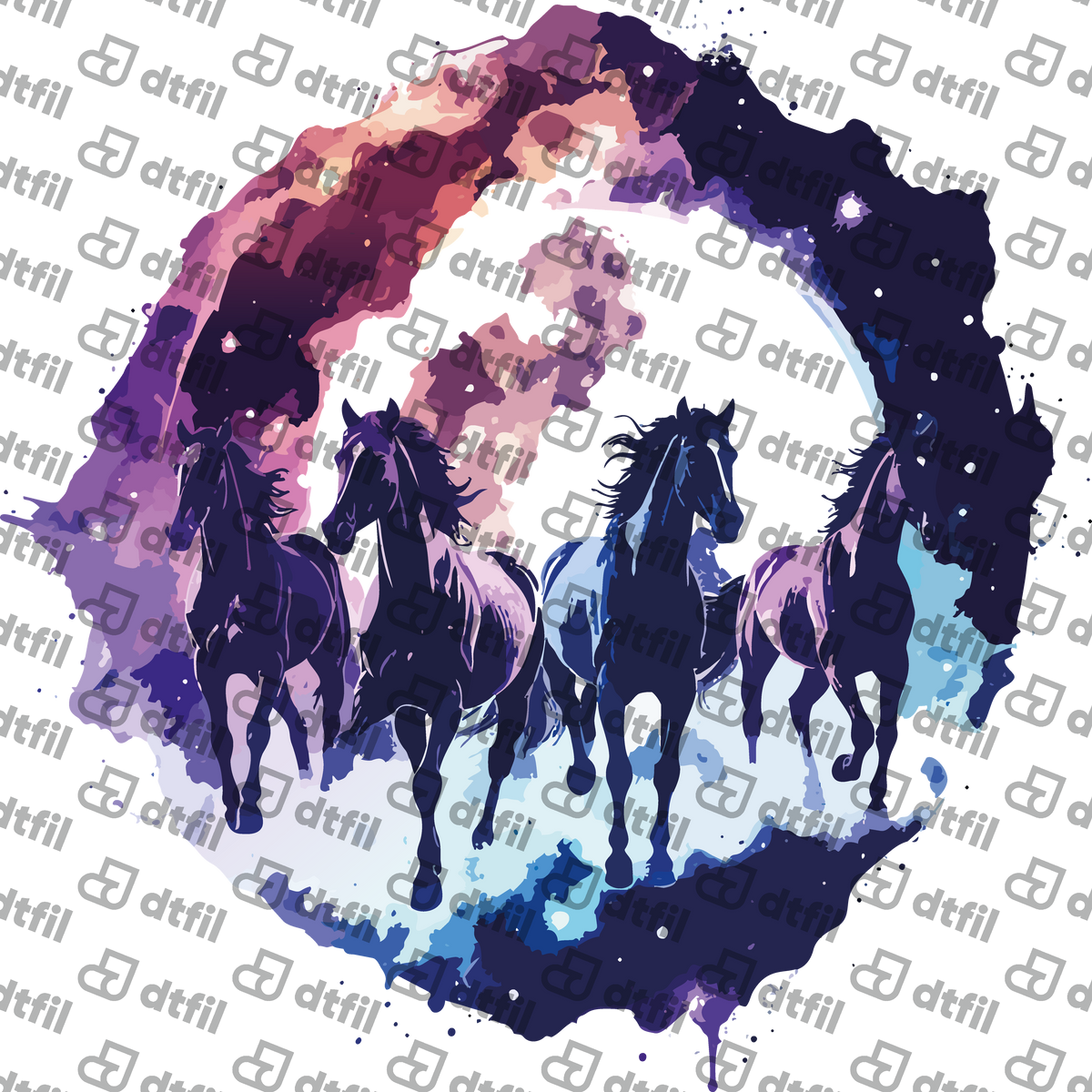Animals - Cosmic Wild Horse Stampede