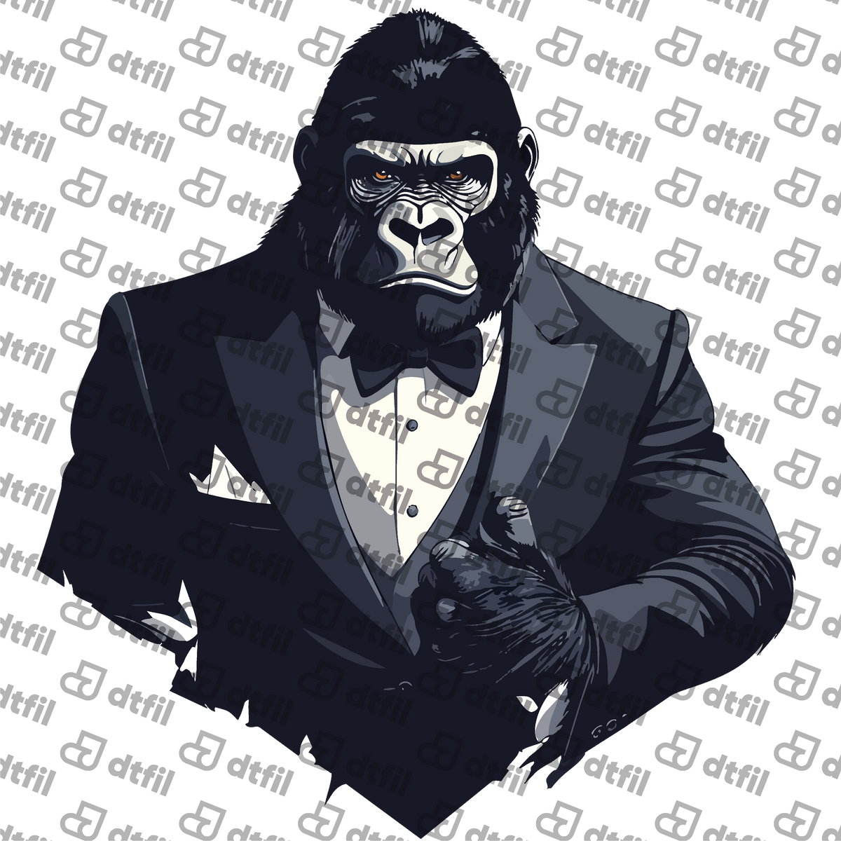 Animals - Dapper Tuxedo Gorilla