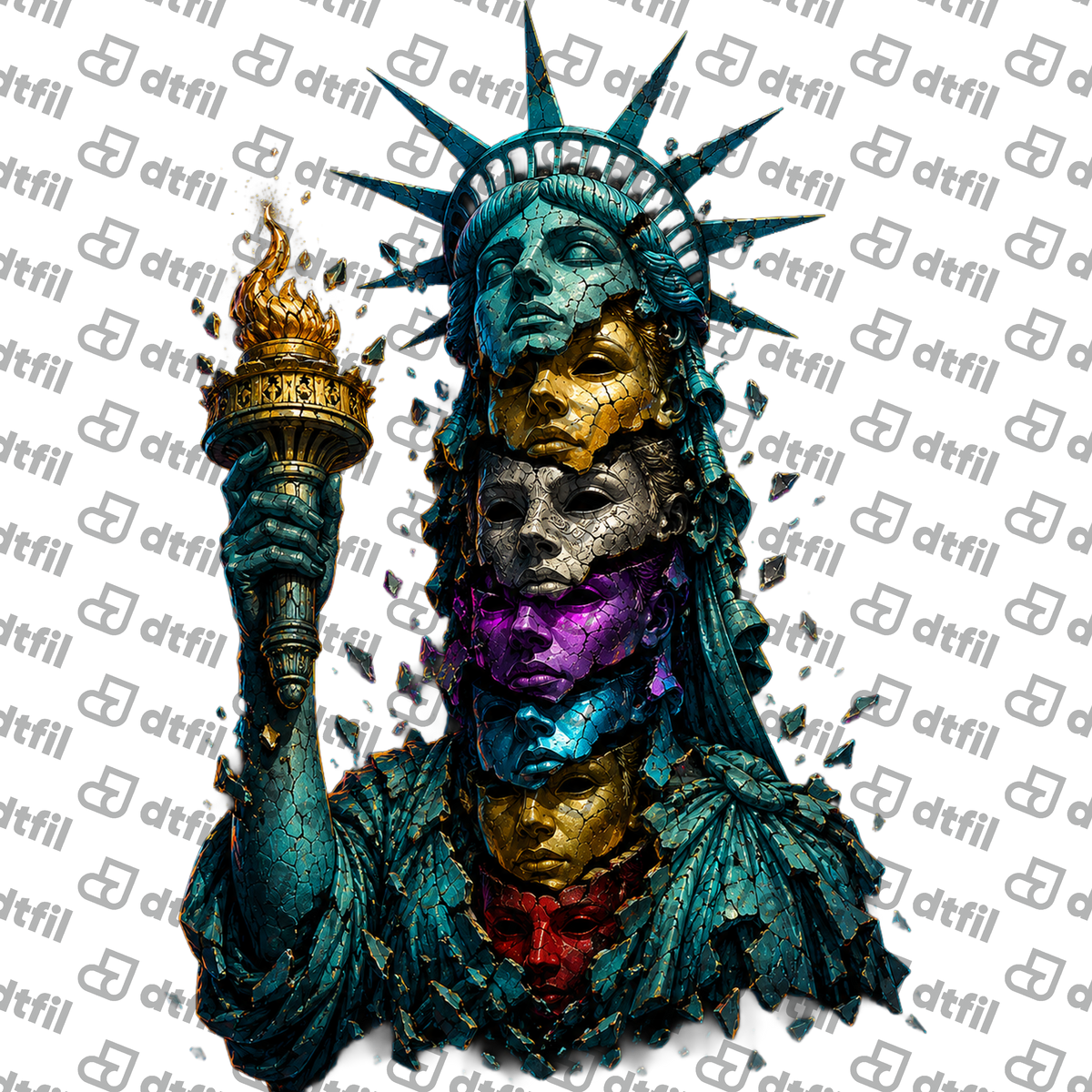 Art - Liberty of Many Faces