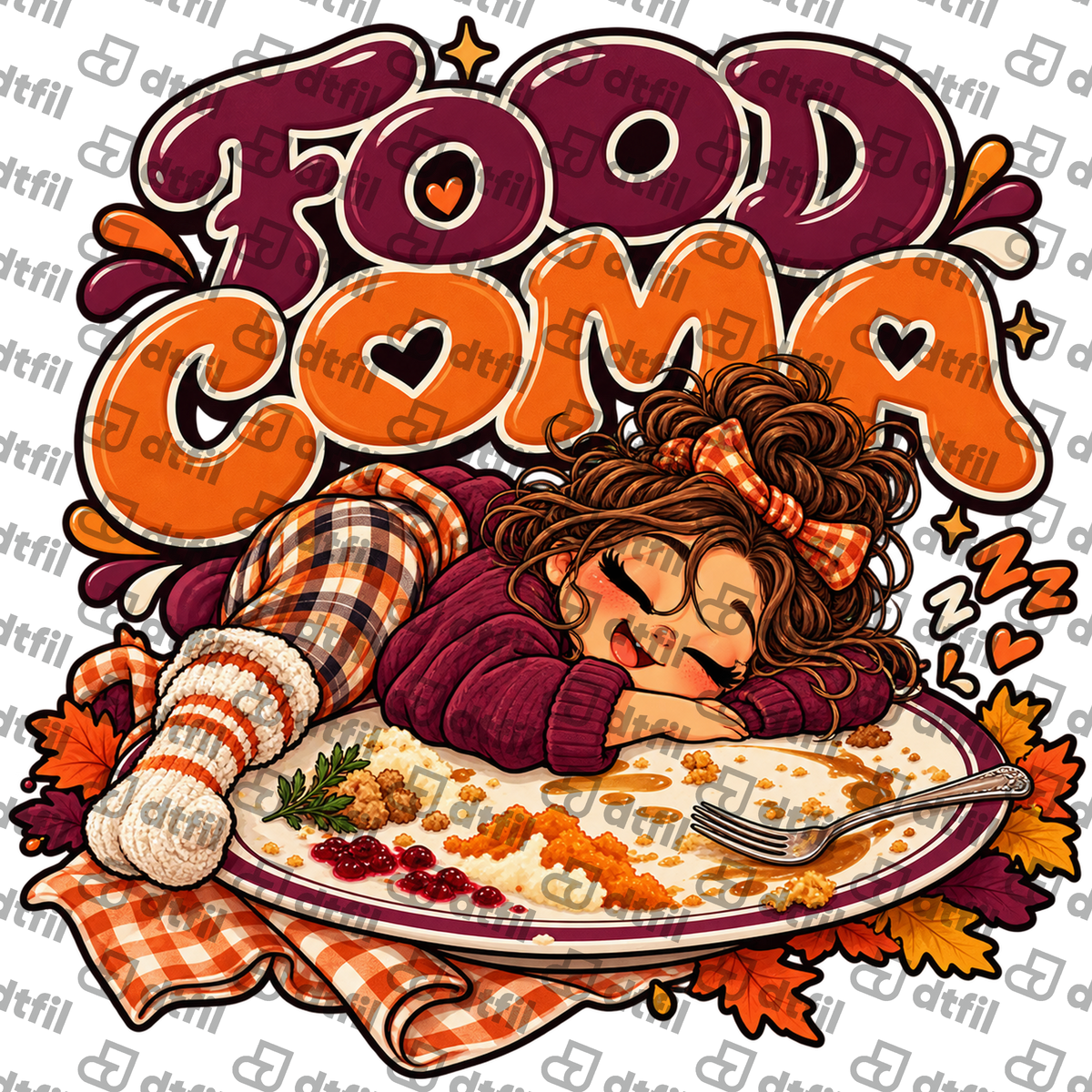Thanksgiving - Food Coma Queen