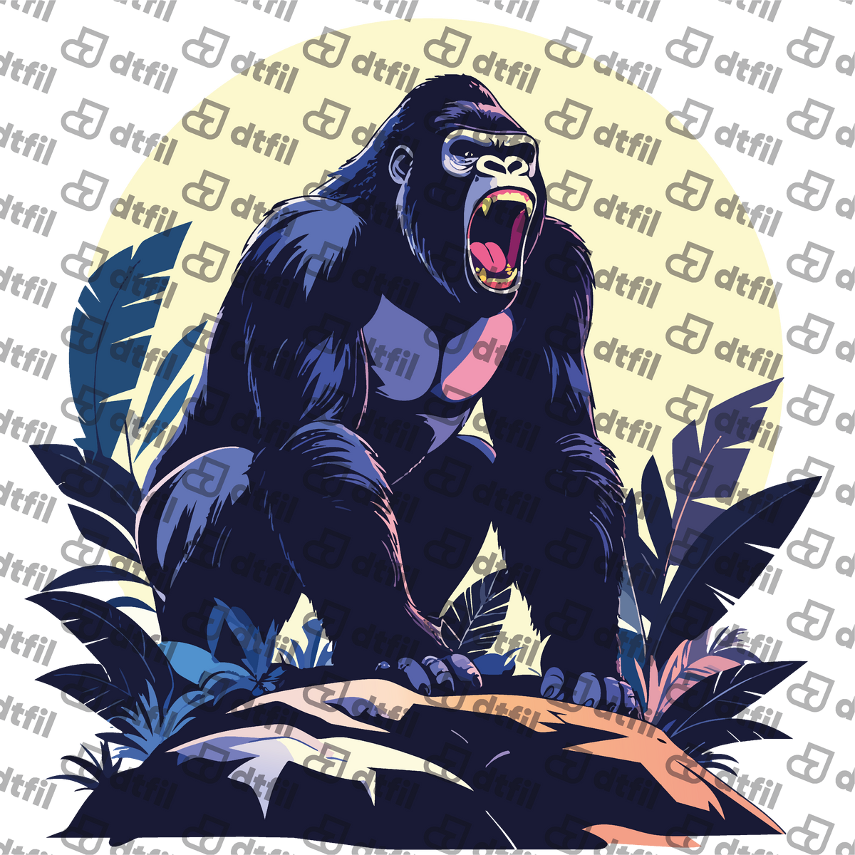 Animals - Fierce Midnight Silverback