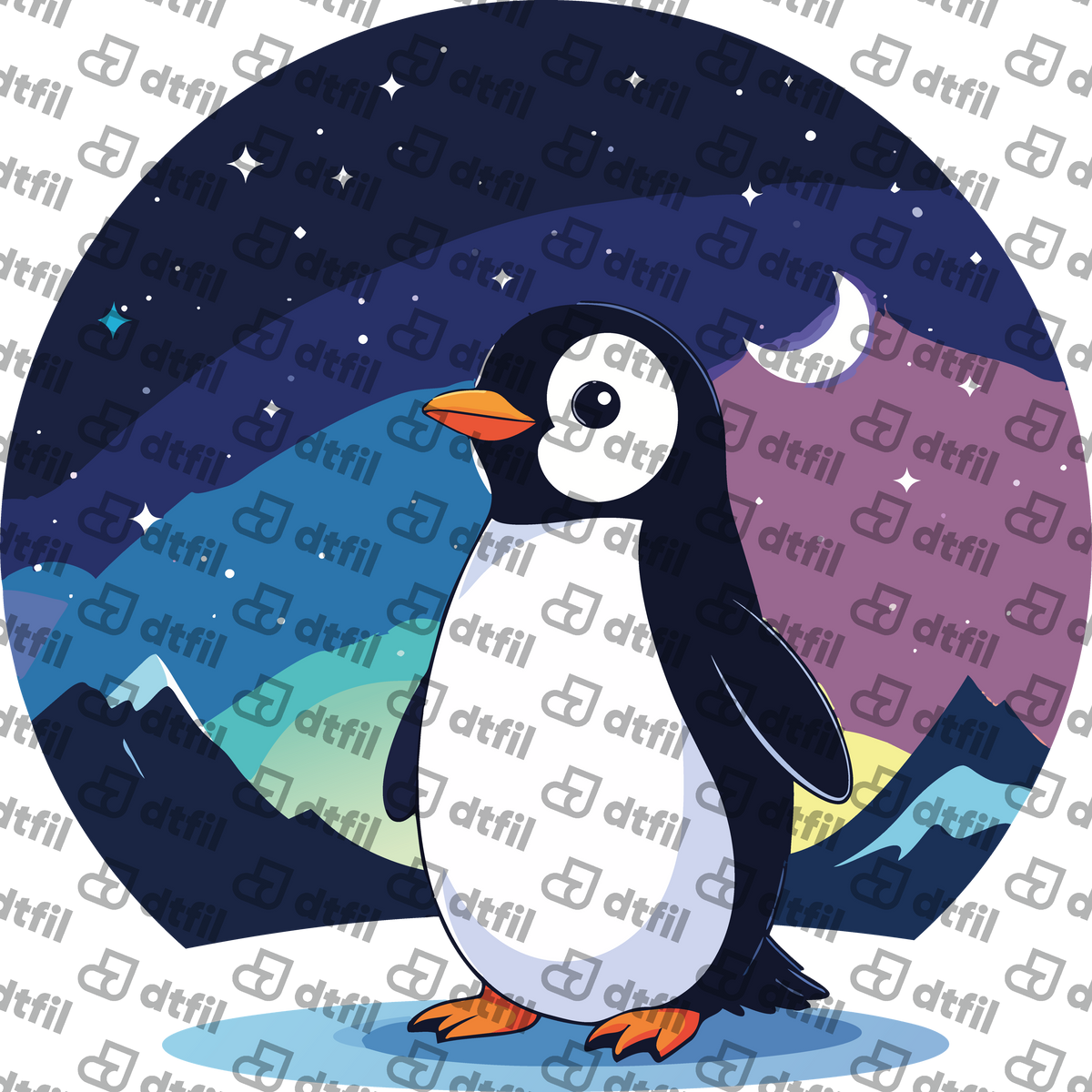 Animals - Midnight Starlit Penguin