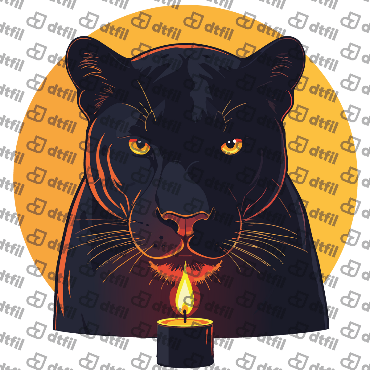 Animals - Shattered Fire Panther