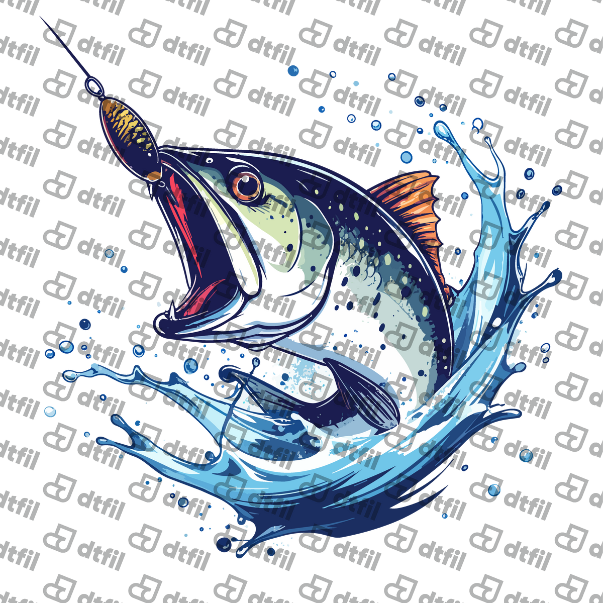 Animals - Leaping Trout Lure Catch