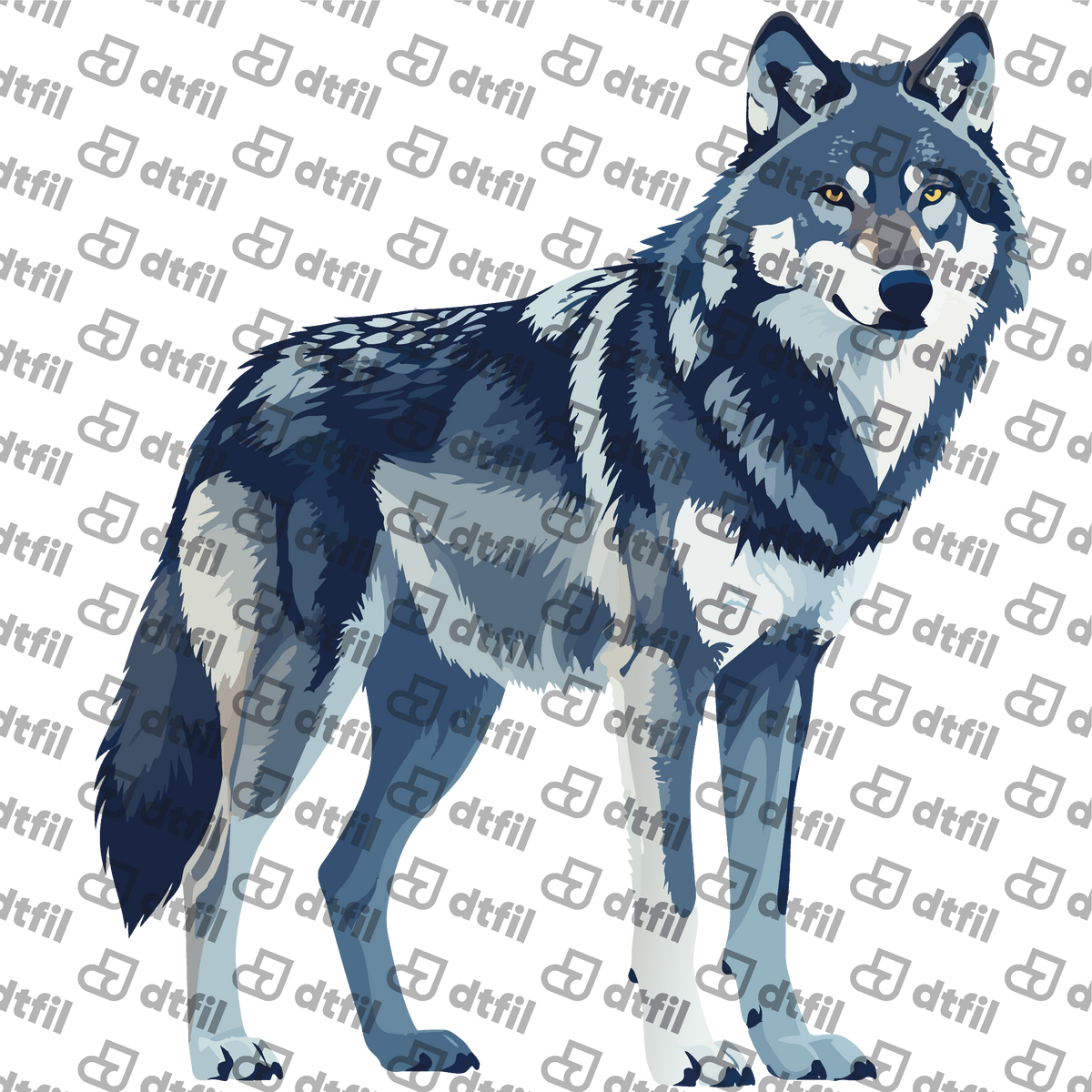 Animals - Mystic Blue Wolf