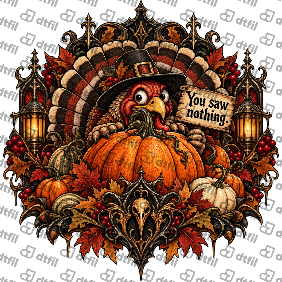 Thanksgiving - You Saw Nothing Gothic Turkey