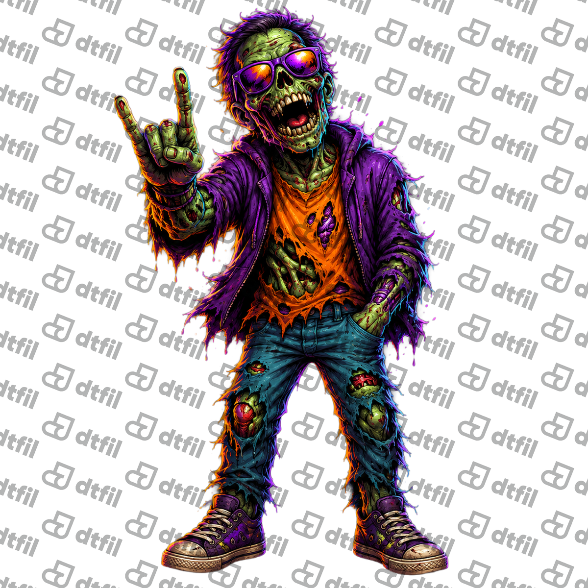 Halloween - Rockin' Zombie