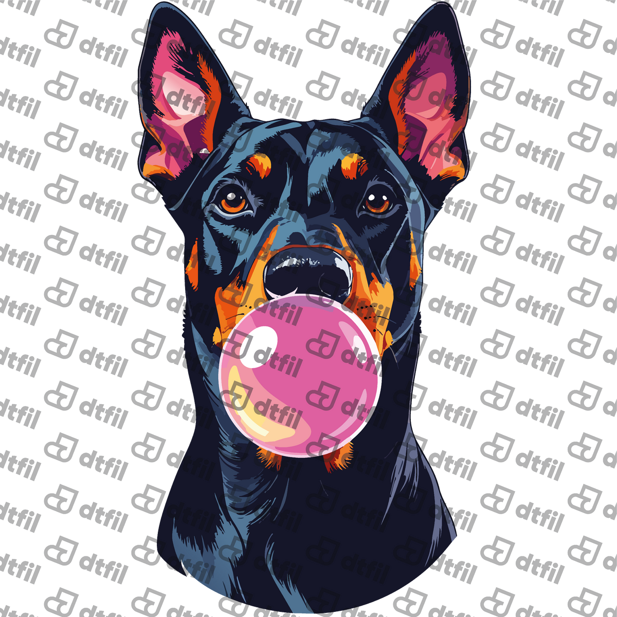 Animals - Bubblegum Doberman