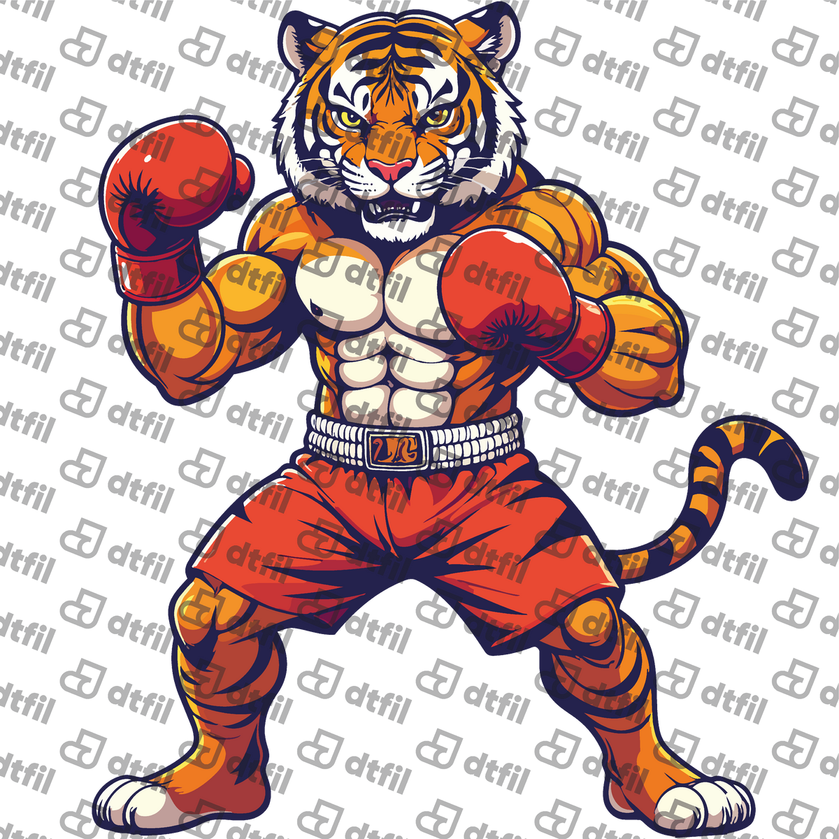 Animals - Heavyweight Boxing Tiger