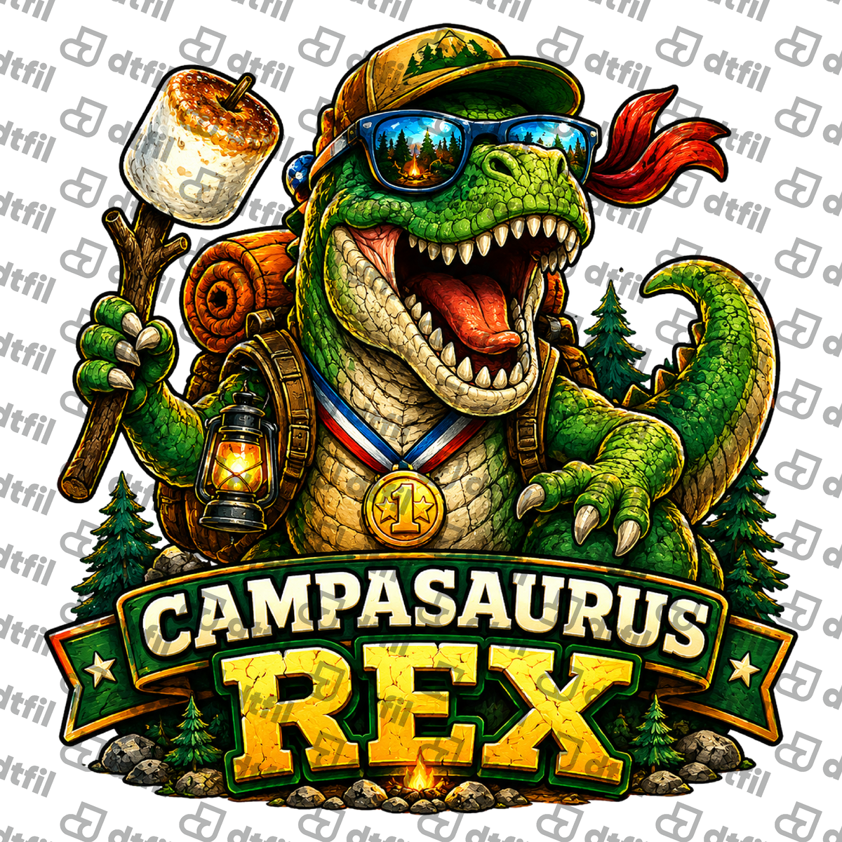 4th of July - Campasaurus Rex