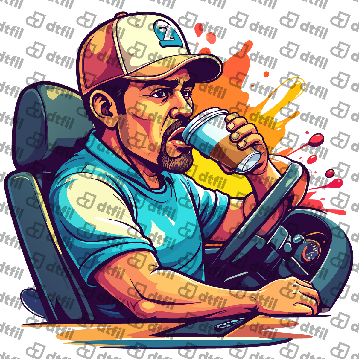 Occupation - Coffee Fueled Driver