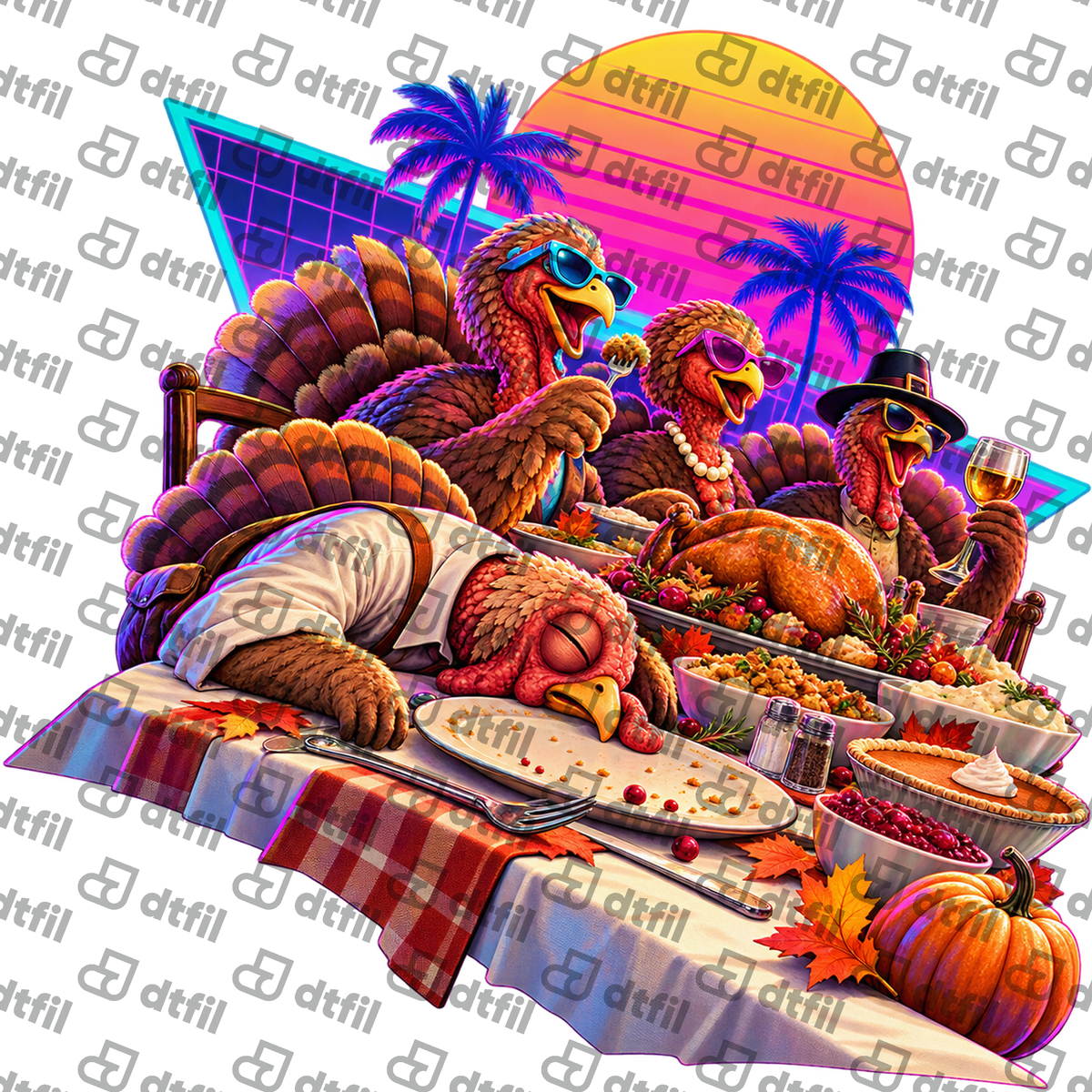 Thanksgiving - Neon Gobble Till You Wobble