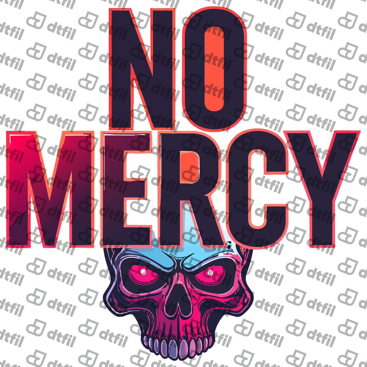 Warriors & Legends – No Mercy Neon Skull