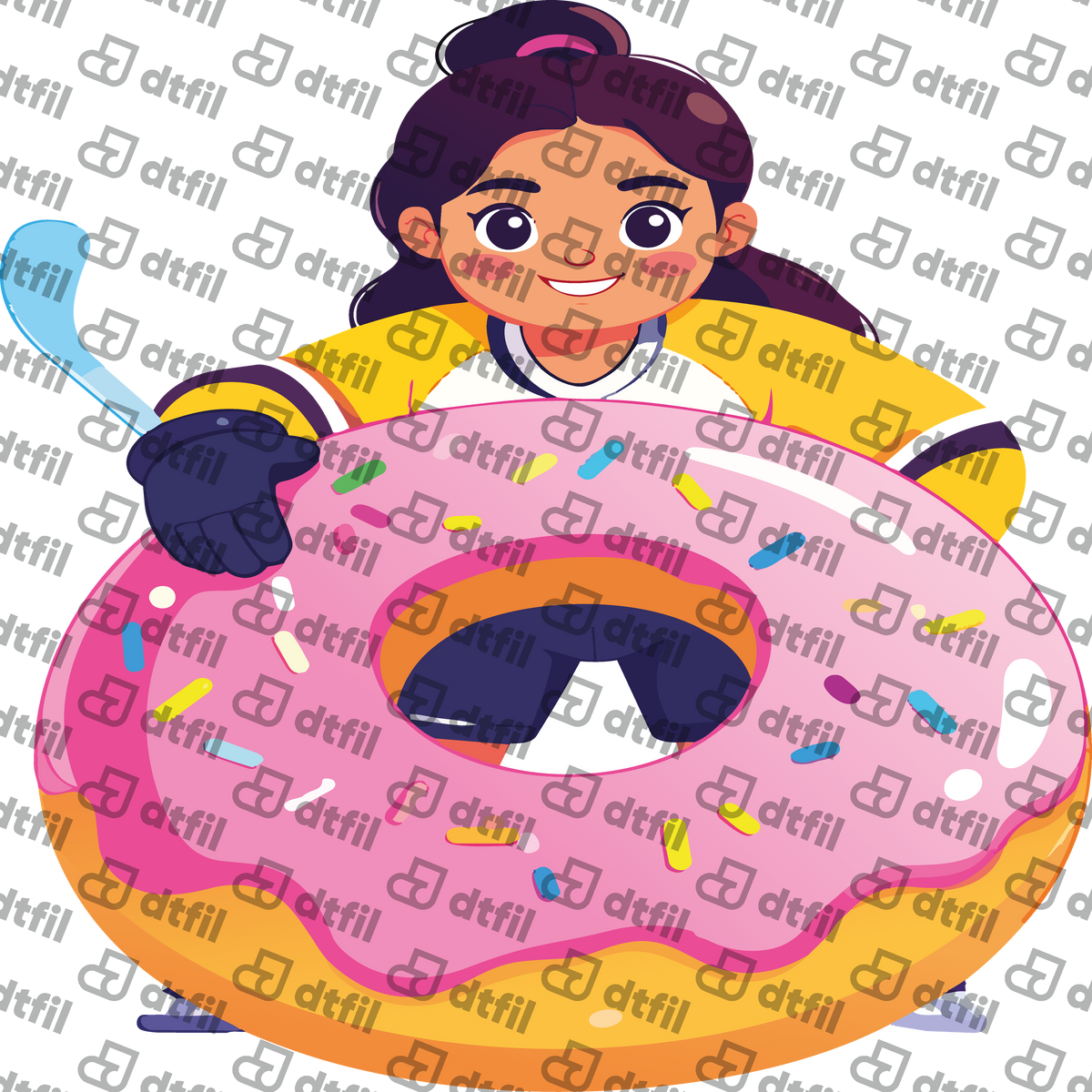 Winter Olympics - Sweet Ice Hockey Girl