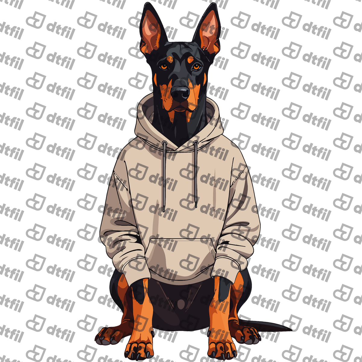 Animals - Urban Hooded Doberman