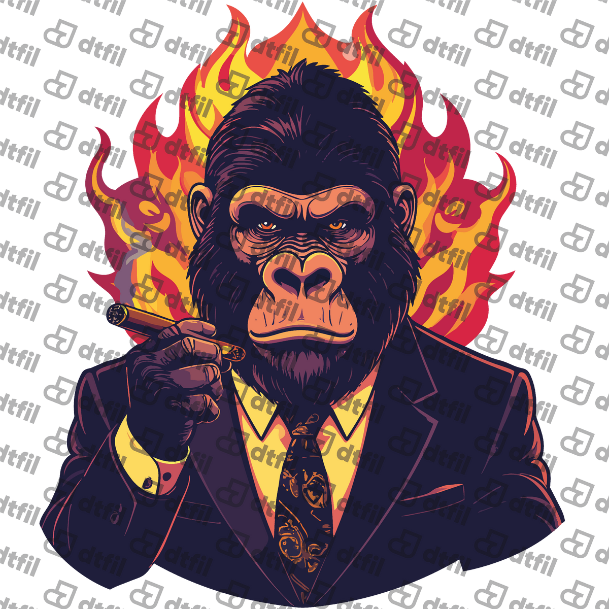 Animals - Fiery Boss Gorilla