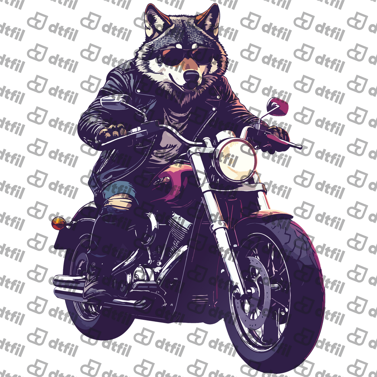 Animals - Rebel Rider Wolf
