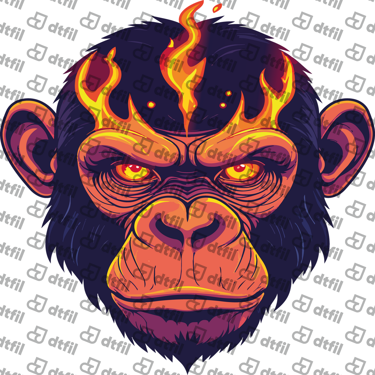Animals - Fiery Chimpanzee Expression