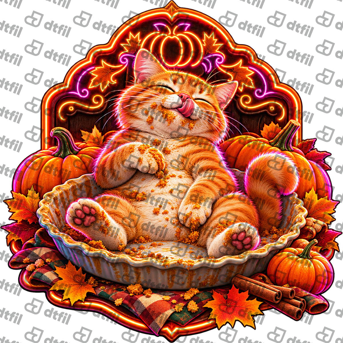 Thanksgiving - Pumpkin Pie Cat Nap