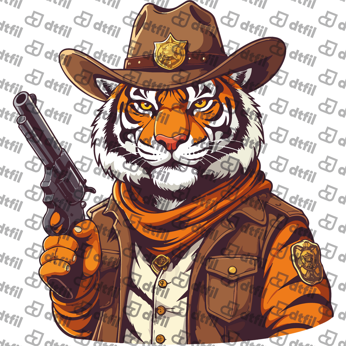 Animals - Cowboy Sheriff Tiger